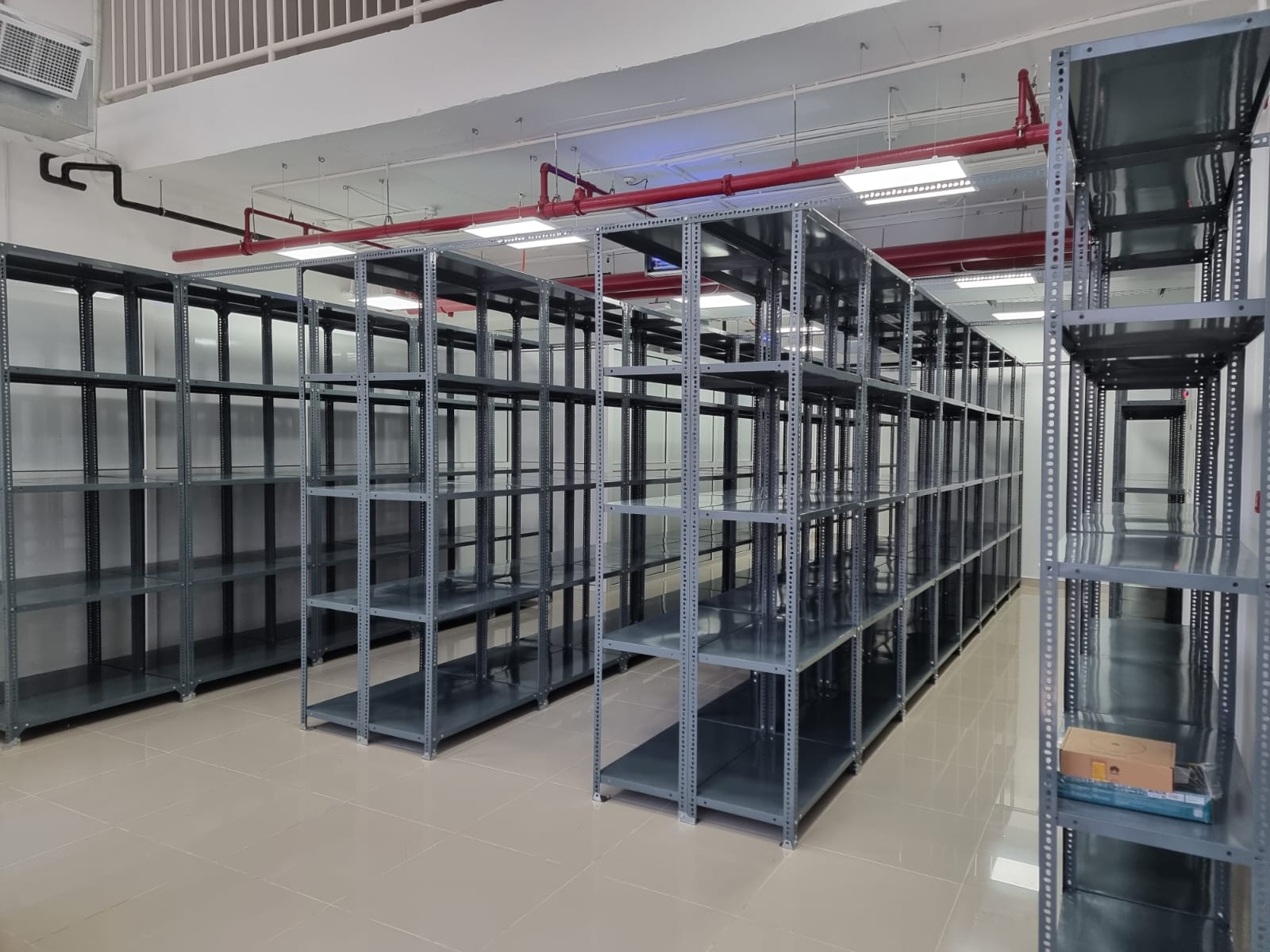 GDP-compliant product racking system